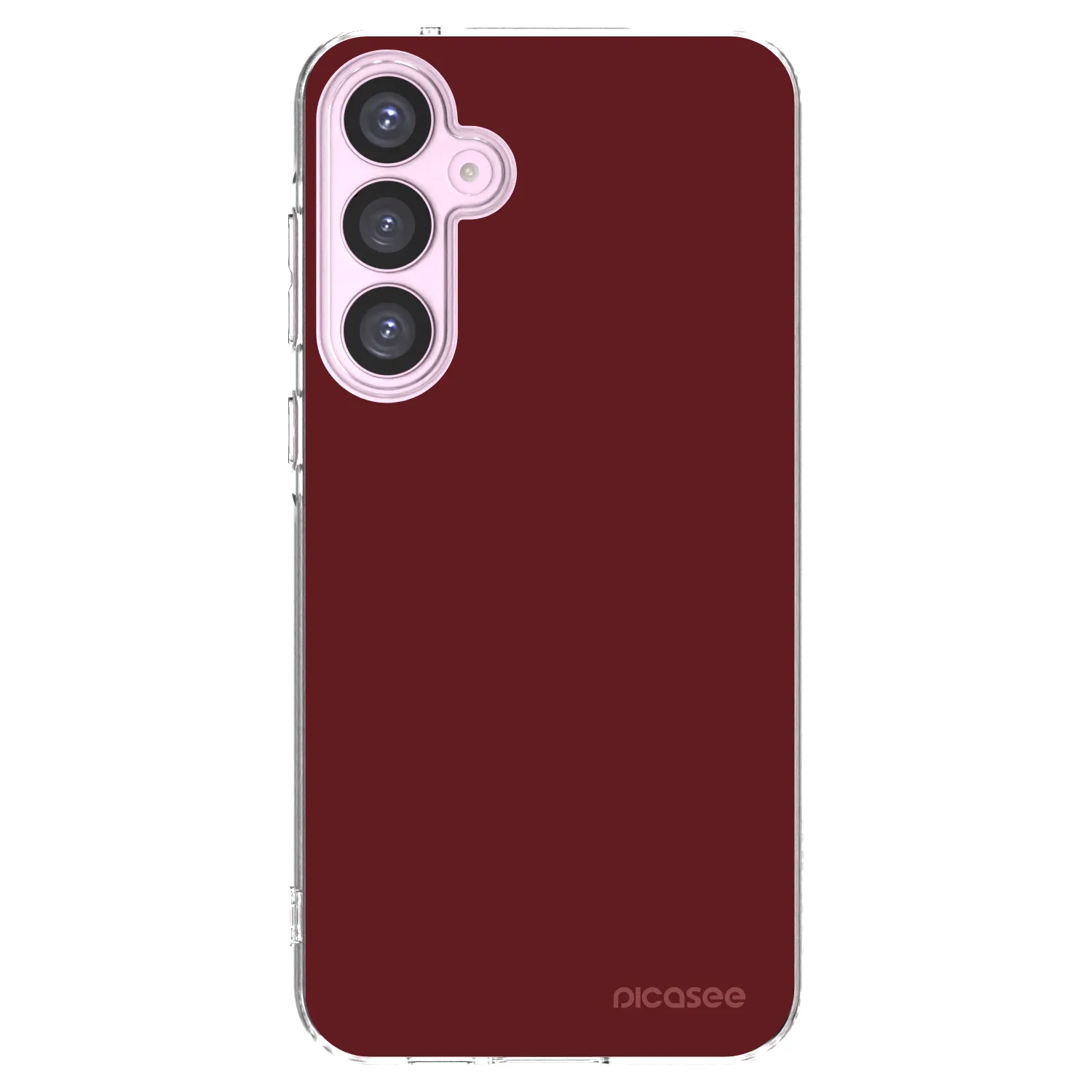 Picasee Samsung Galaxy A55 5G A556B Hülle - Transparentes Silikon - Red Bliss