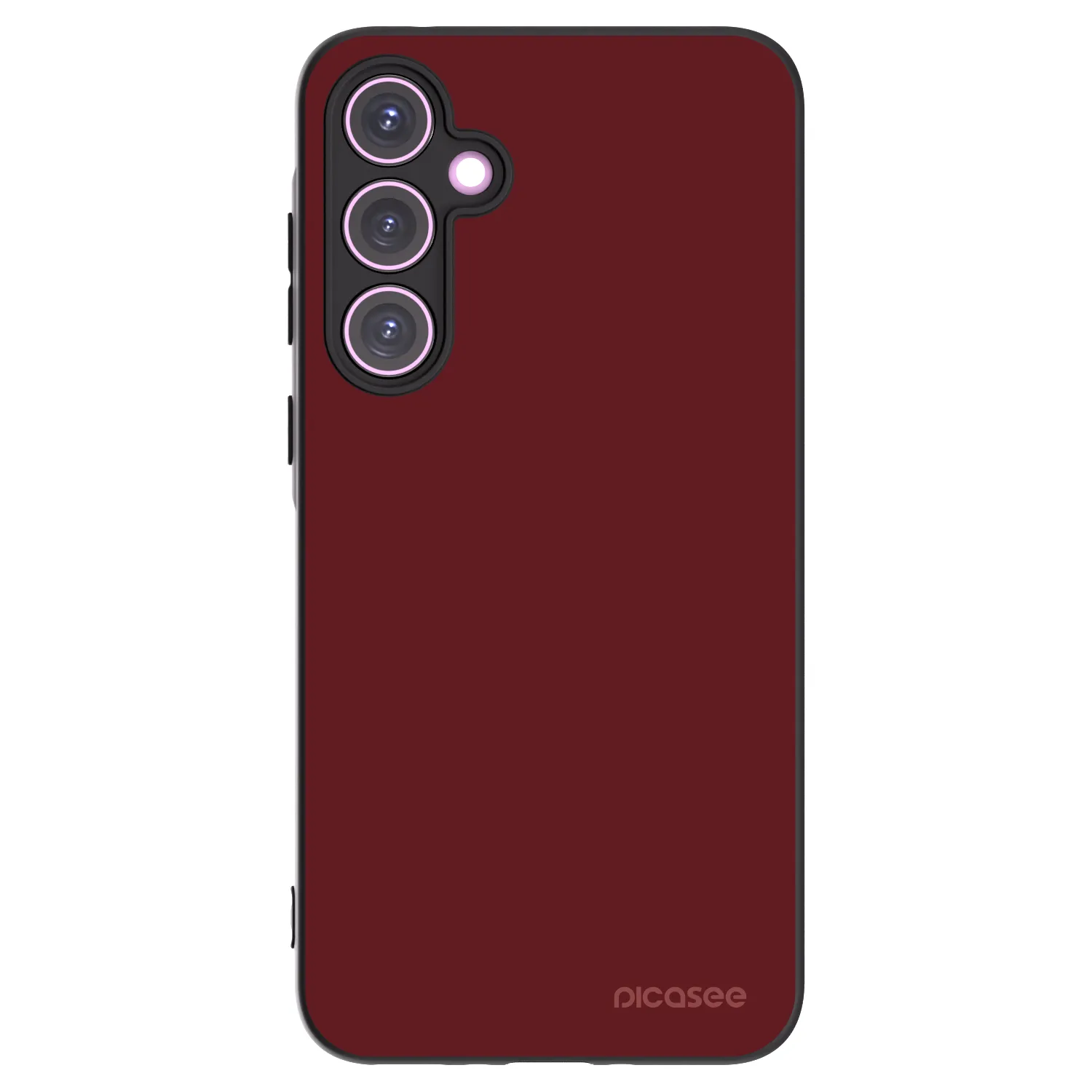 Picasee Samsung Galaxy A35 5G A356B Hülle - Schwarzes Silikon - Red Bliss