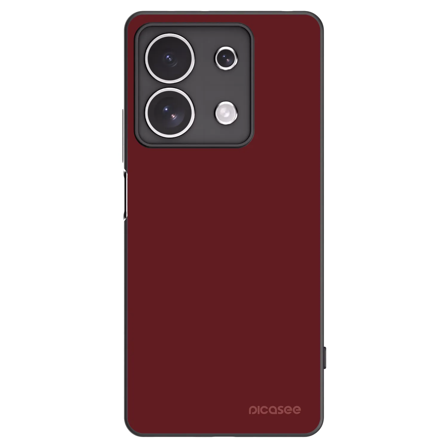Picasee Xiaomi Redmi Note 13 4G Hülle - Schwarzes Silikon - Red Bliss