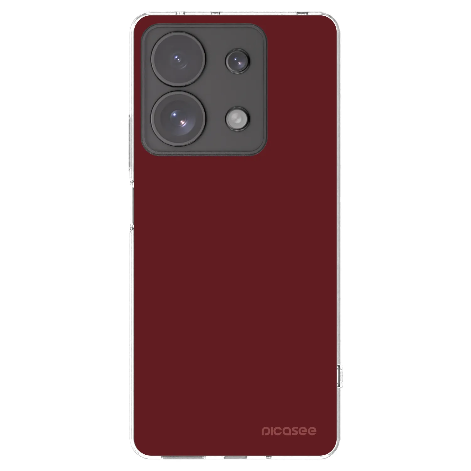 Picasee Xiaomi Redmi Note 13 Pro 4G Hülle - Transparentes Silikon - Red Bliss
