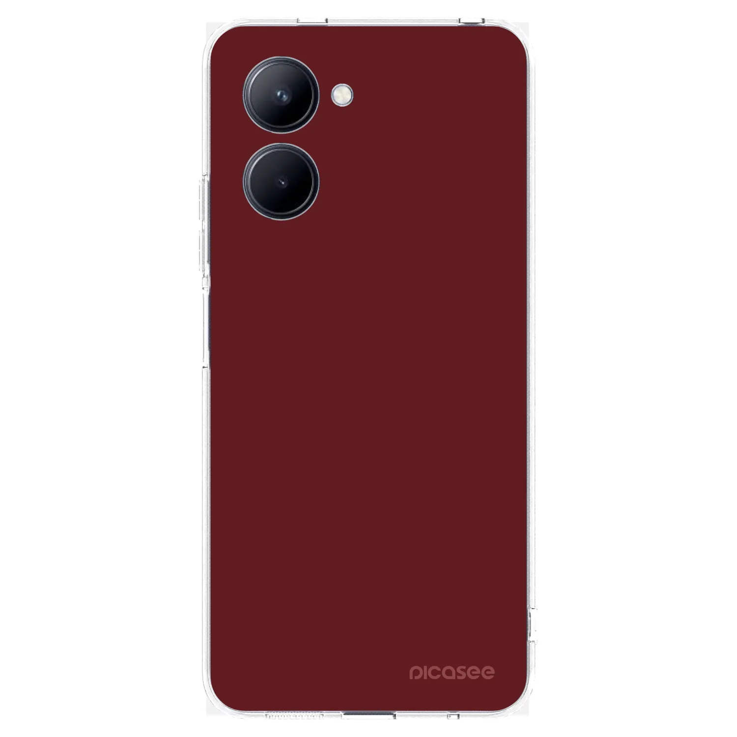 Picasee Realme C33 (2023) Hülle - Transparentes Silikon - Red Bliss