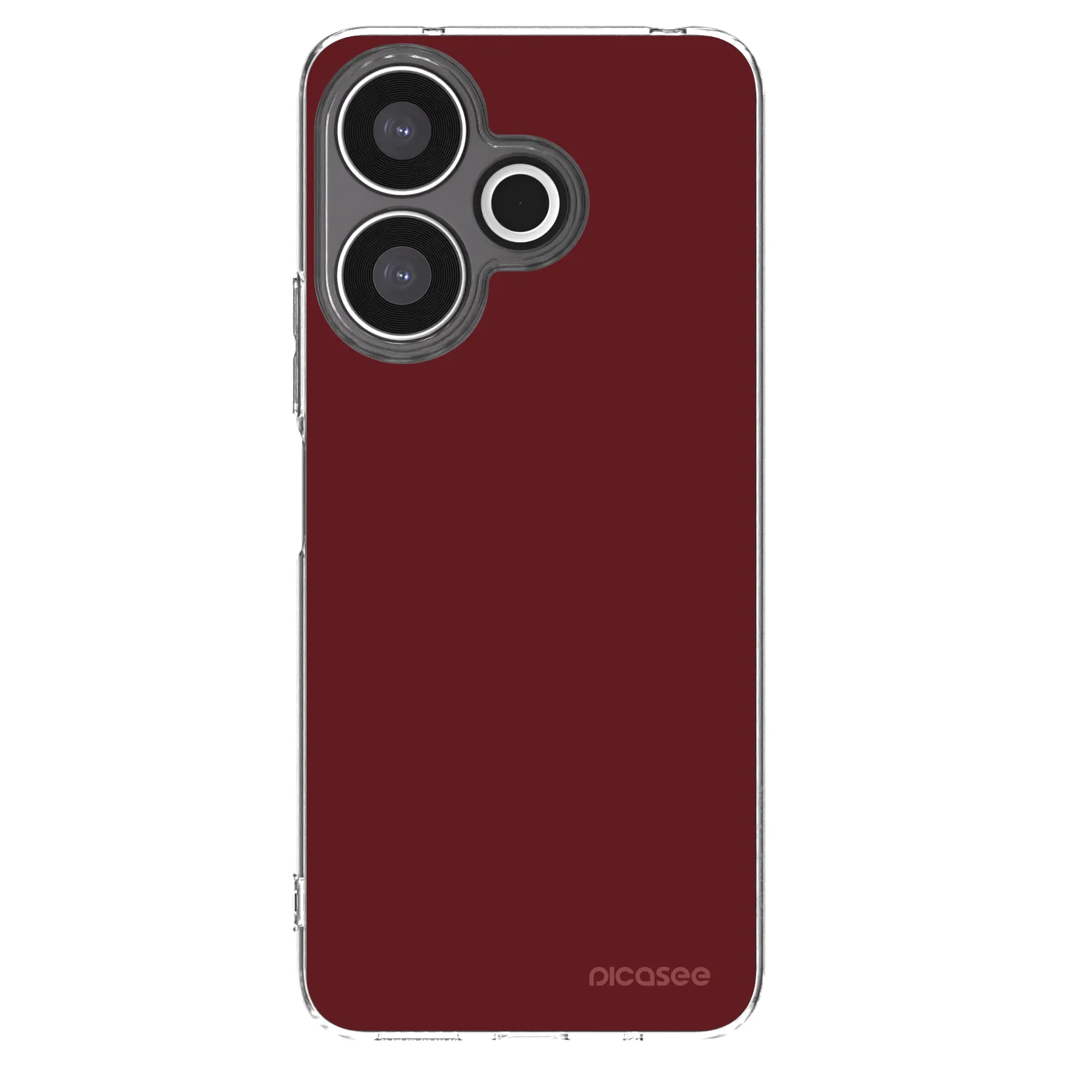 Picasee Xiaomi Redmi 13 4G Hülle - Transparentes Silikon - Red Bliss