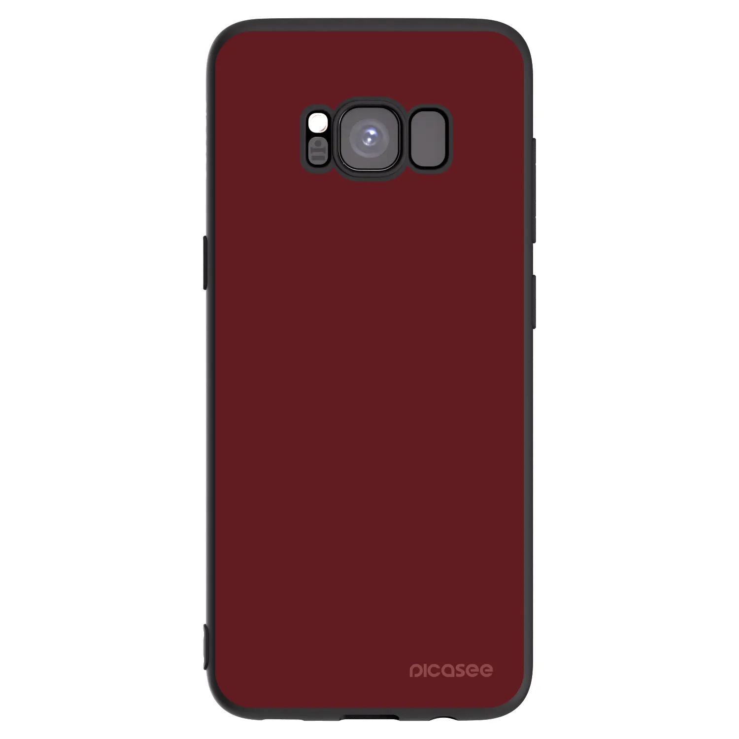 Picasee Samsung Galaxy S8 G950F Hülle - Schwarzes Silikon - Red Bliss