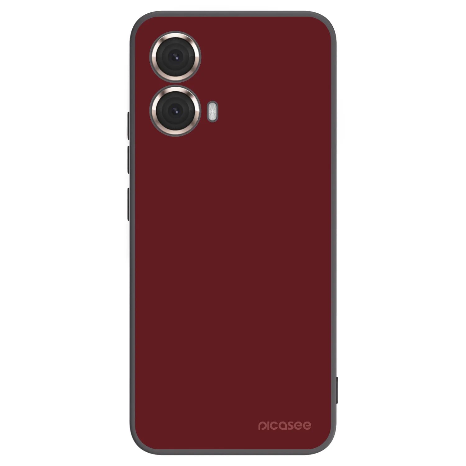 Picasee Motorola Moto G85 Hülle - Schwarzes Silikon - Red Bliss