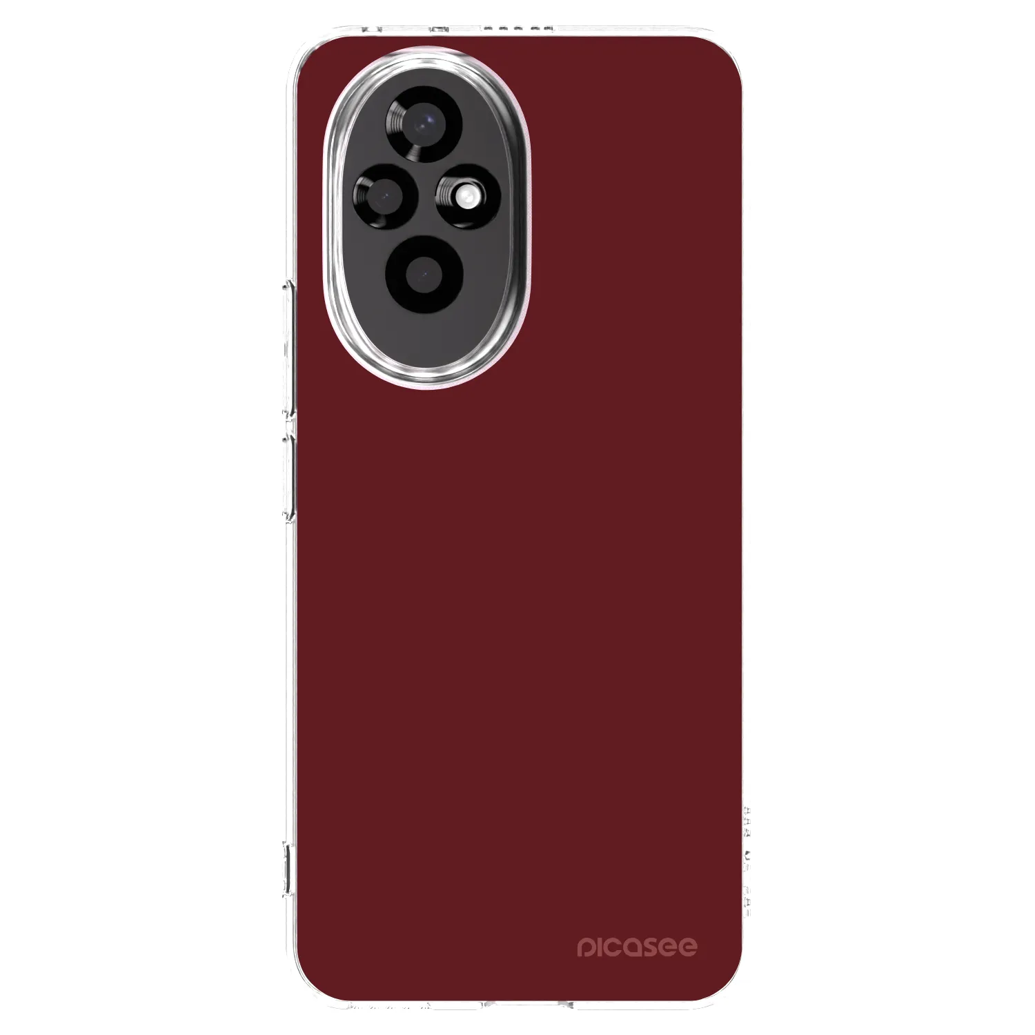 Picasee Honor 200 Pro 5G Hülle - Transparentes Silikon - Red Bliss