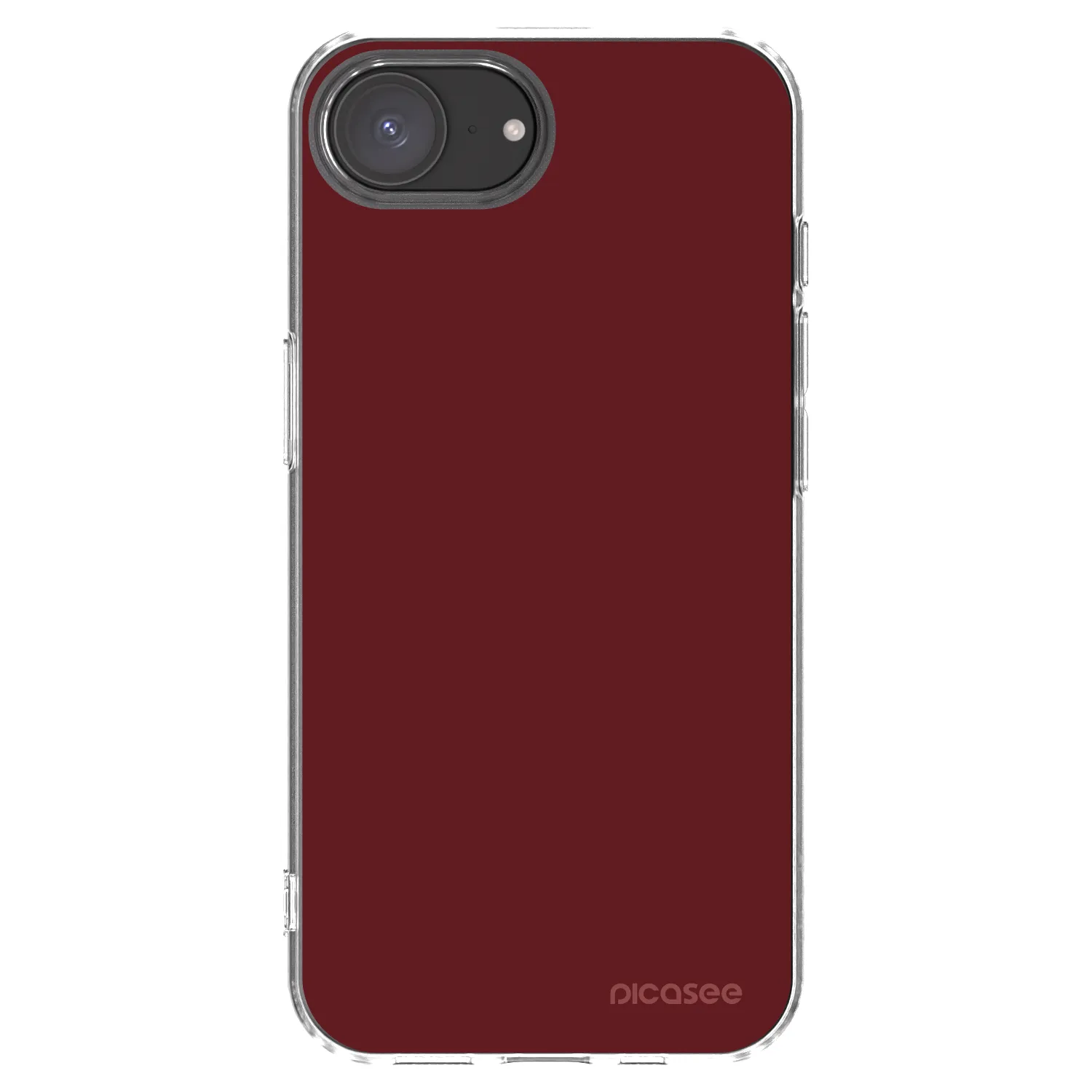 Picasee Apple iPhone 16e Hülle - Transparentes Silikon - Red Bliss