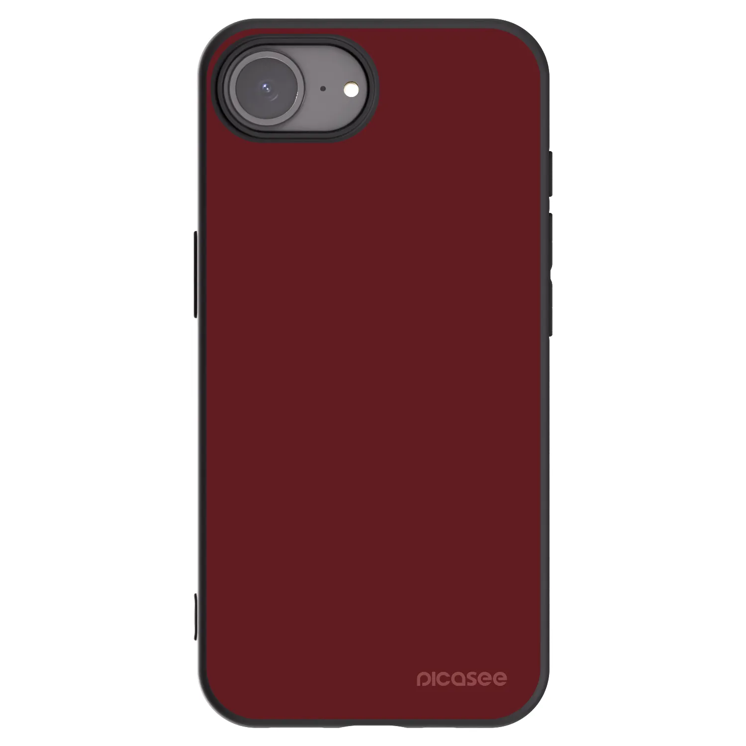Picasee Apple iPhone 16e Hülle - Schwarzes Silikon - Red Bliss