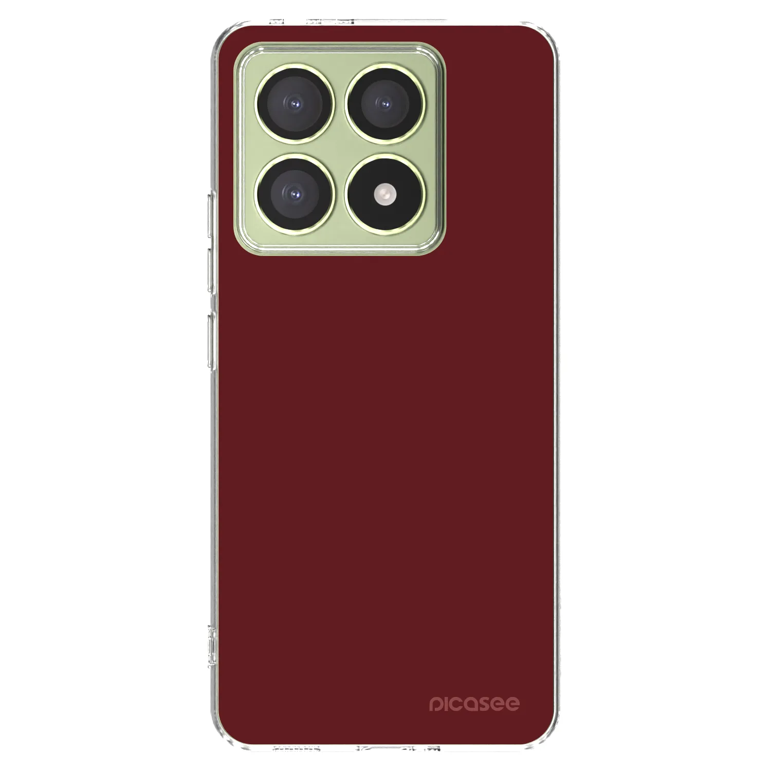 Picasee Xiaomi 14T Hülle - Transparentes Silikon - Red Bliss