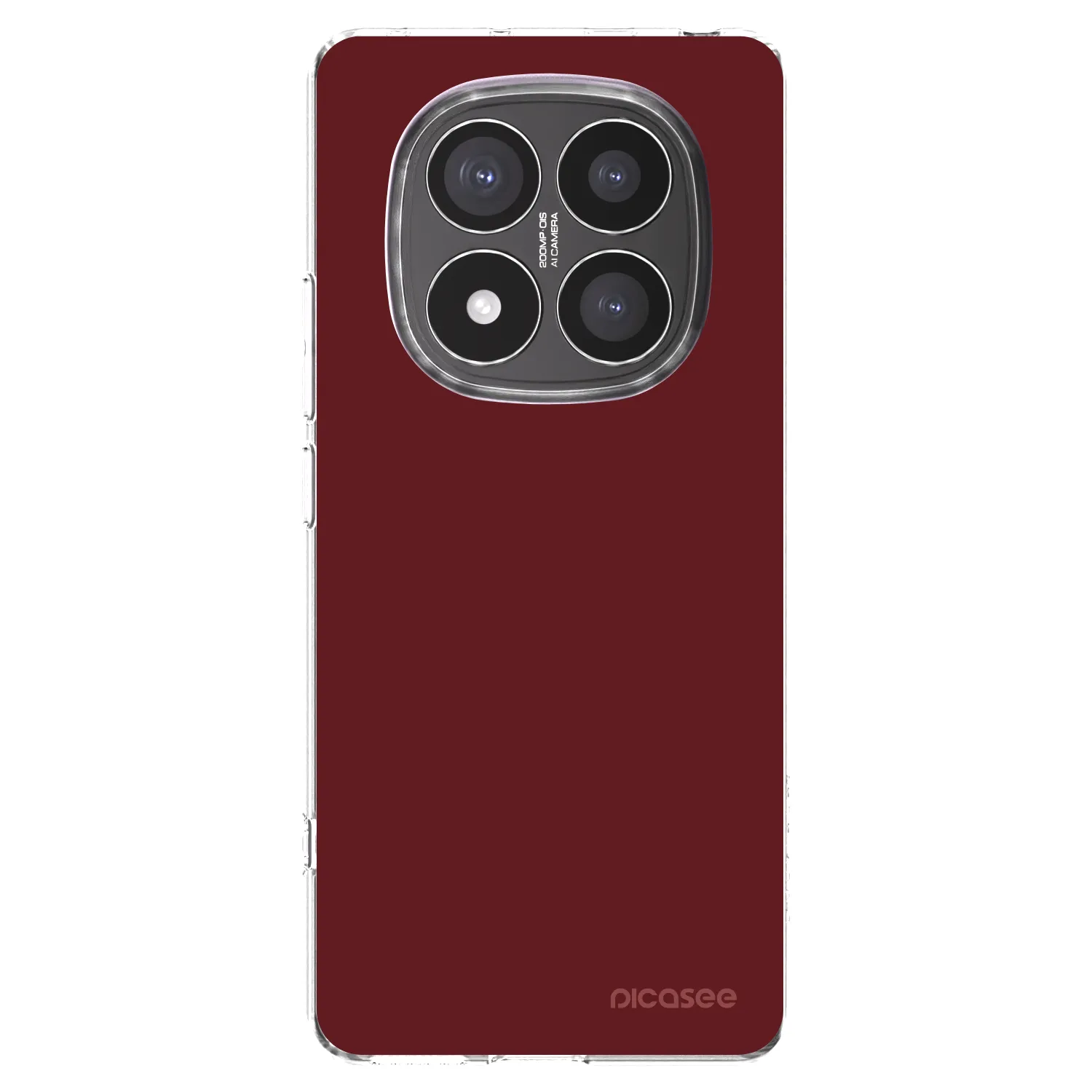 Picasee Xiaomi Redmi Note 14 Pro+ 5G Hülle - Transparentes Silikon - Red Bliss