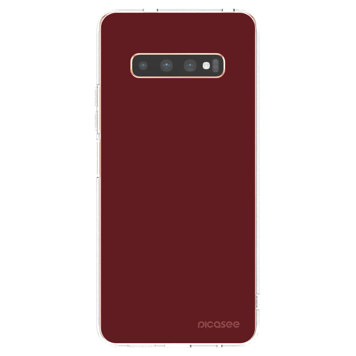 Picasee Samsung Galaxy S10 Plus G975 Hülle - Transparentes Silikon - Red Bliss