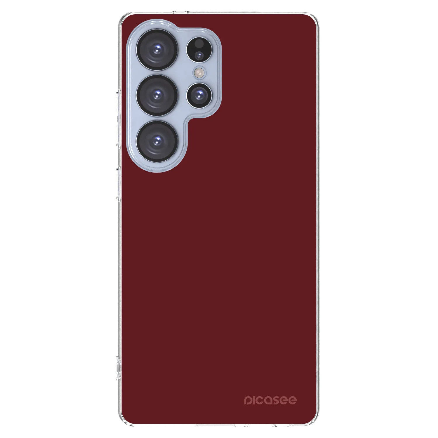 Picasee Samsung Galaxy S25 Ultra 5G Hülle - Transparentes Silikon - Red Bliss