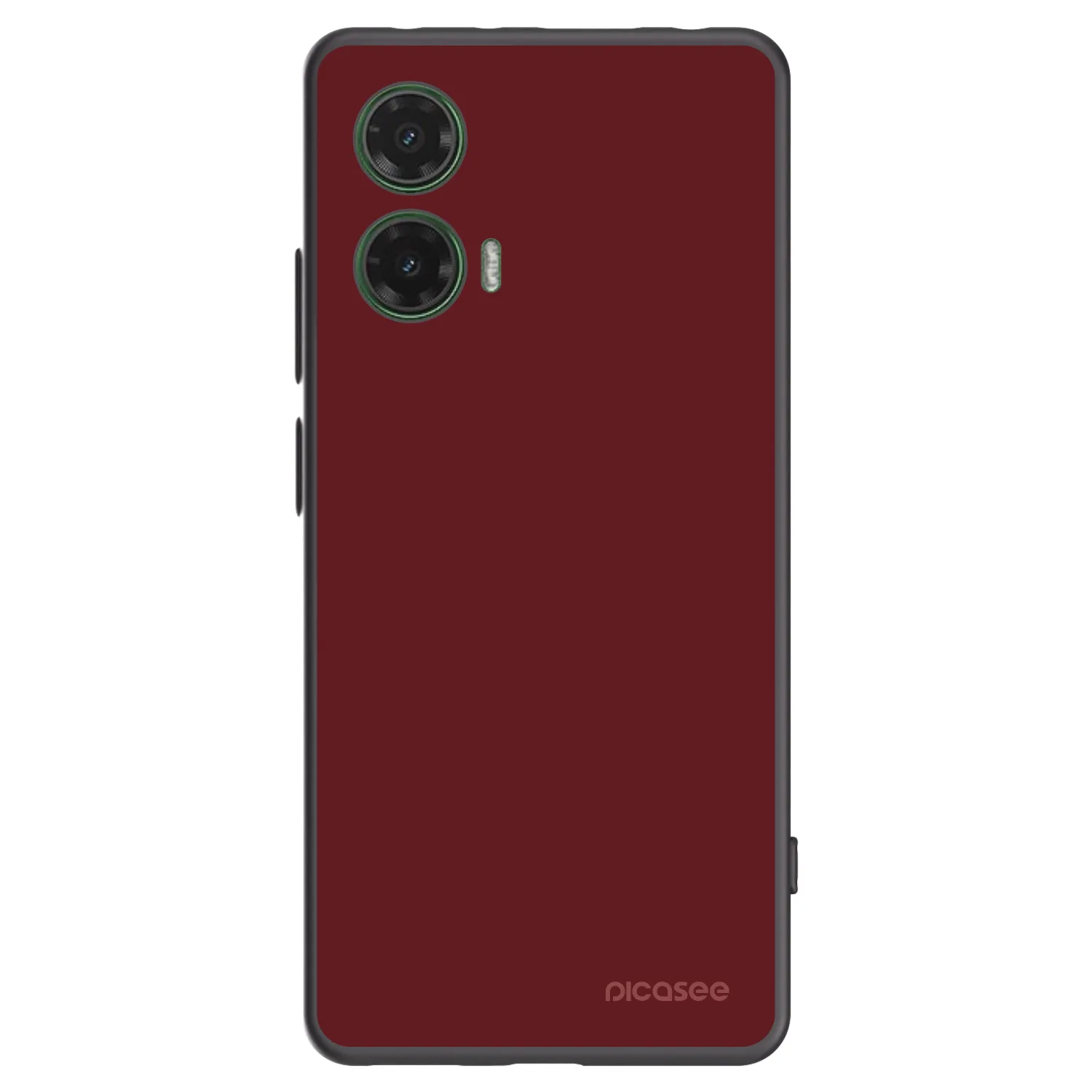 Picasee Motorola Moto G35 5G Hülle - Schwarzes Silikon - Red Bliss