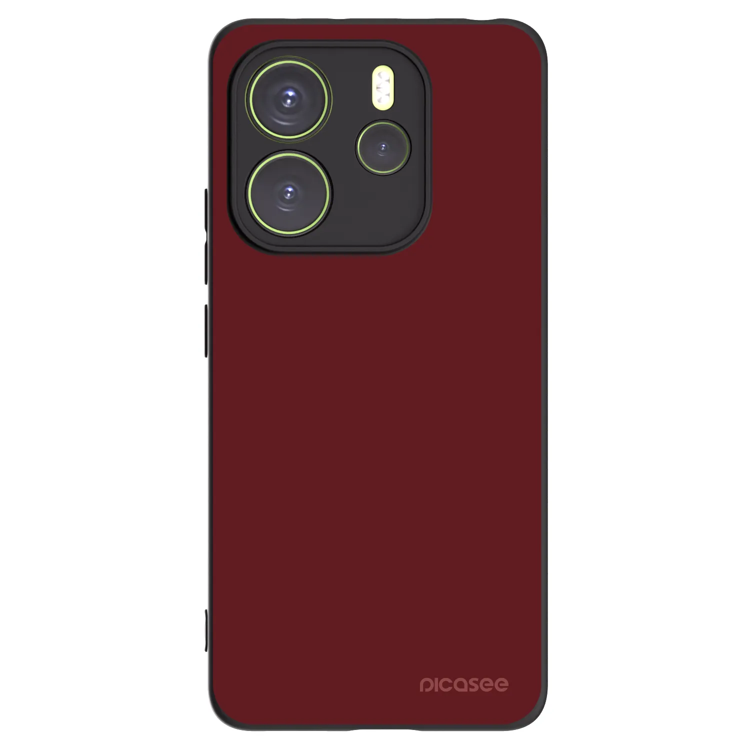 Picasee Xiaomi Redmi Note 14 4G Hülle - Schwarzes Silikon - Red Bliss