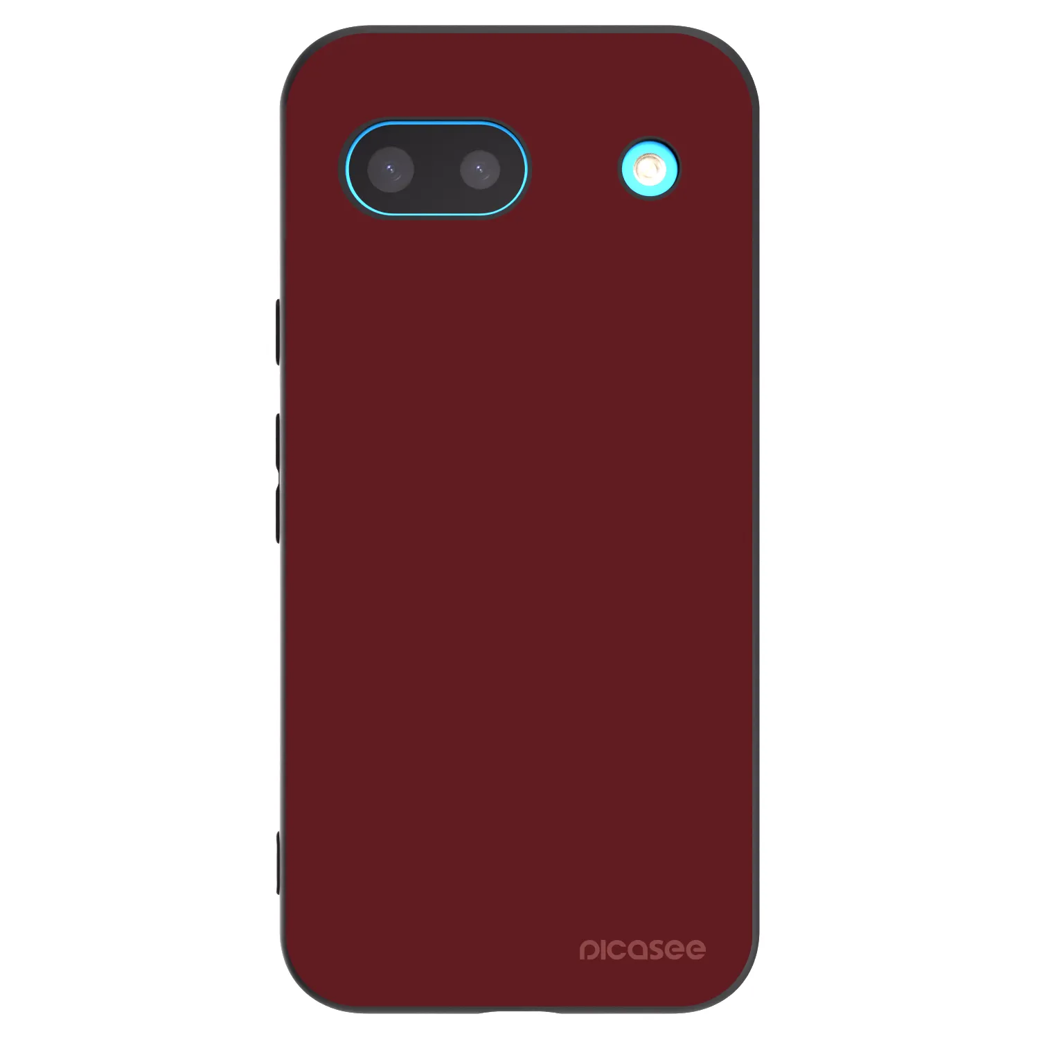 Picasee Google Pixel 8a Hülle - Schwarzes Silikon - Red Bliss