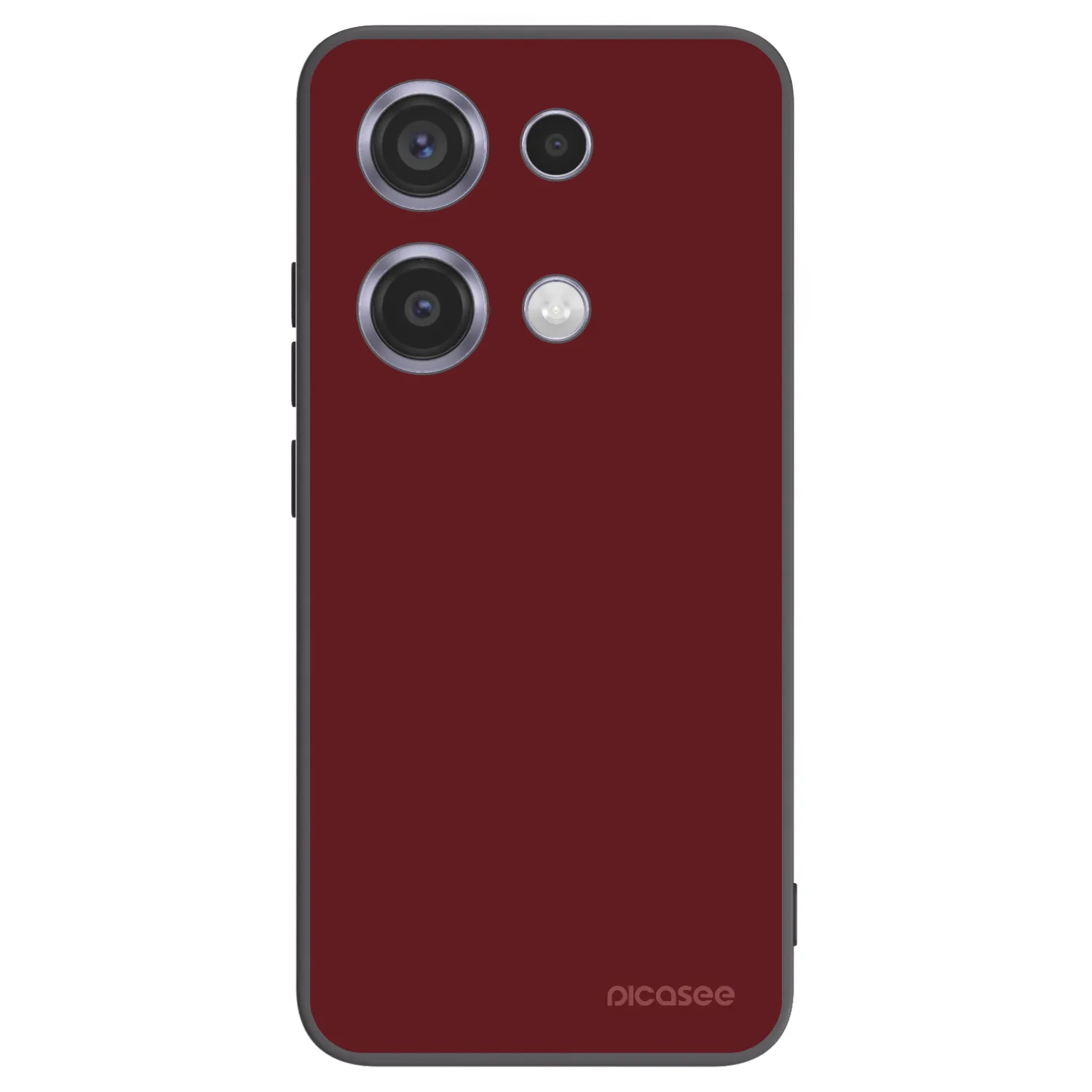 Picasee Xiaomi Redmi Note 14S Hülle - Schwarzes Silikon - Red Bliss