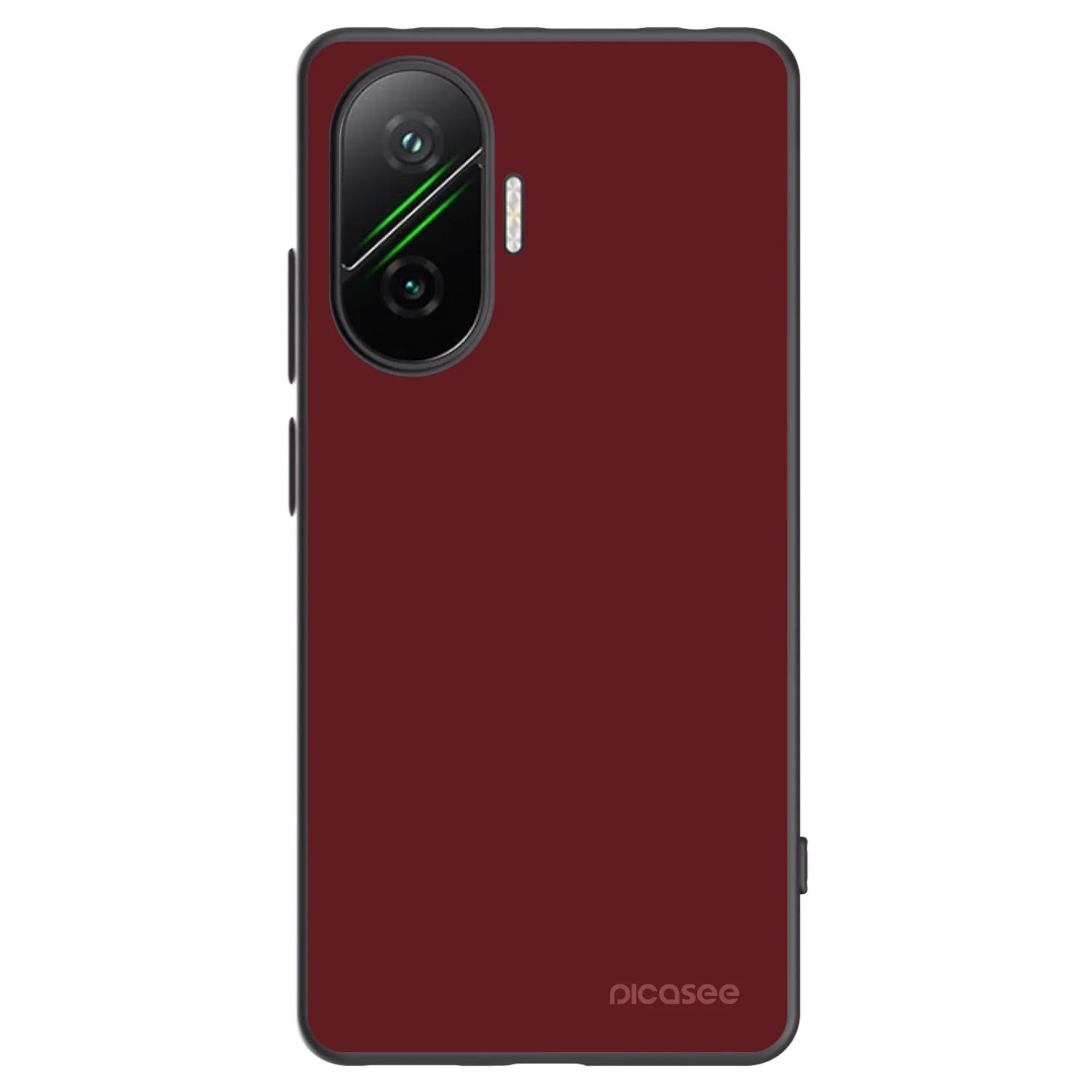 Picasee Xiaomi Poco F7 5G Hülle - Schwarzes Silikon - Red Bliss