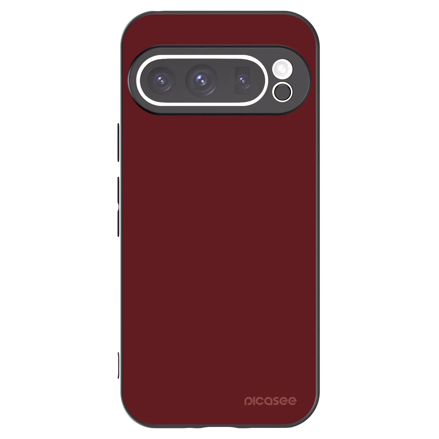 Picasee Google Pixel 9 Pro XL Hülle - Schwarzes Silikon - Red Bliss