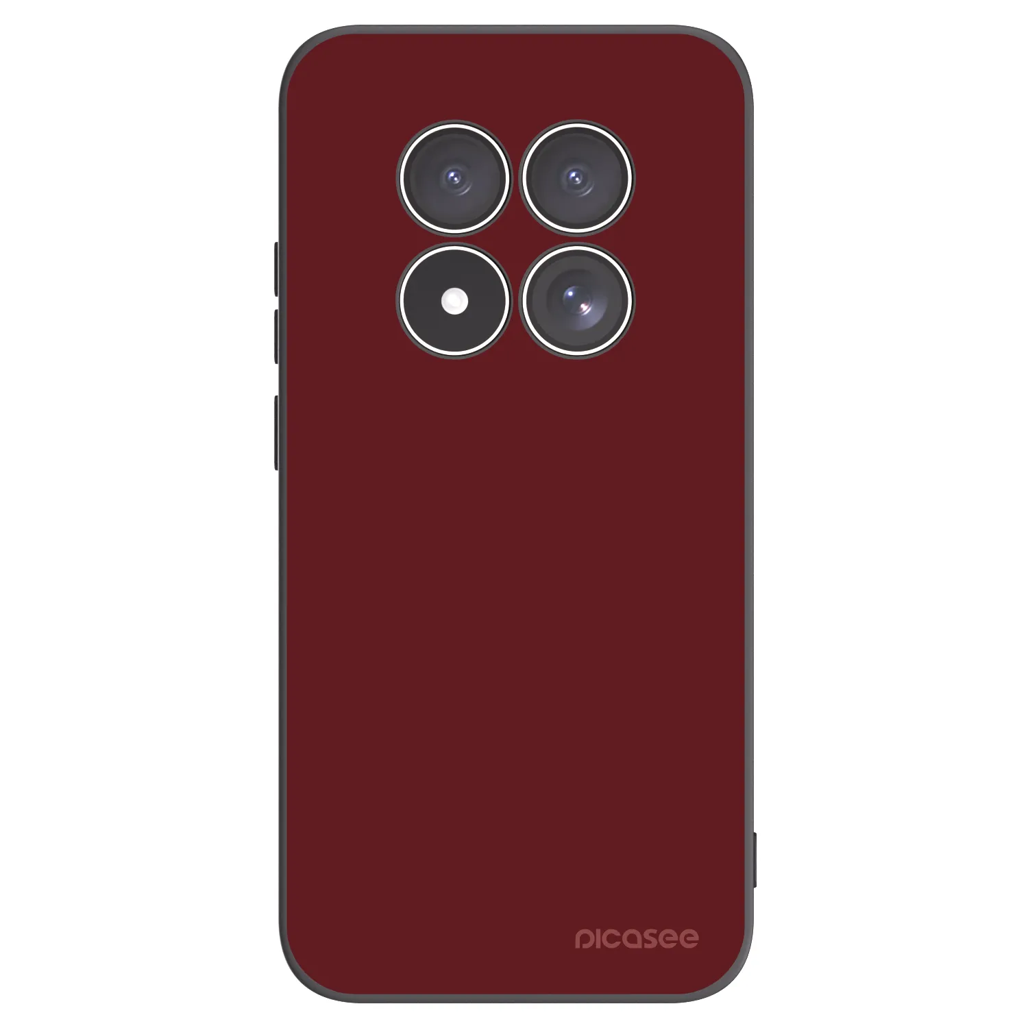Picasee Xiaomi Redmi Note 15 Pro 4G Hülle - Schwarzes Silikon - Red Bliss