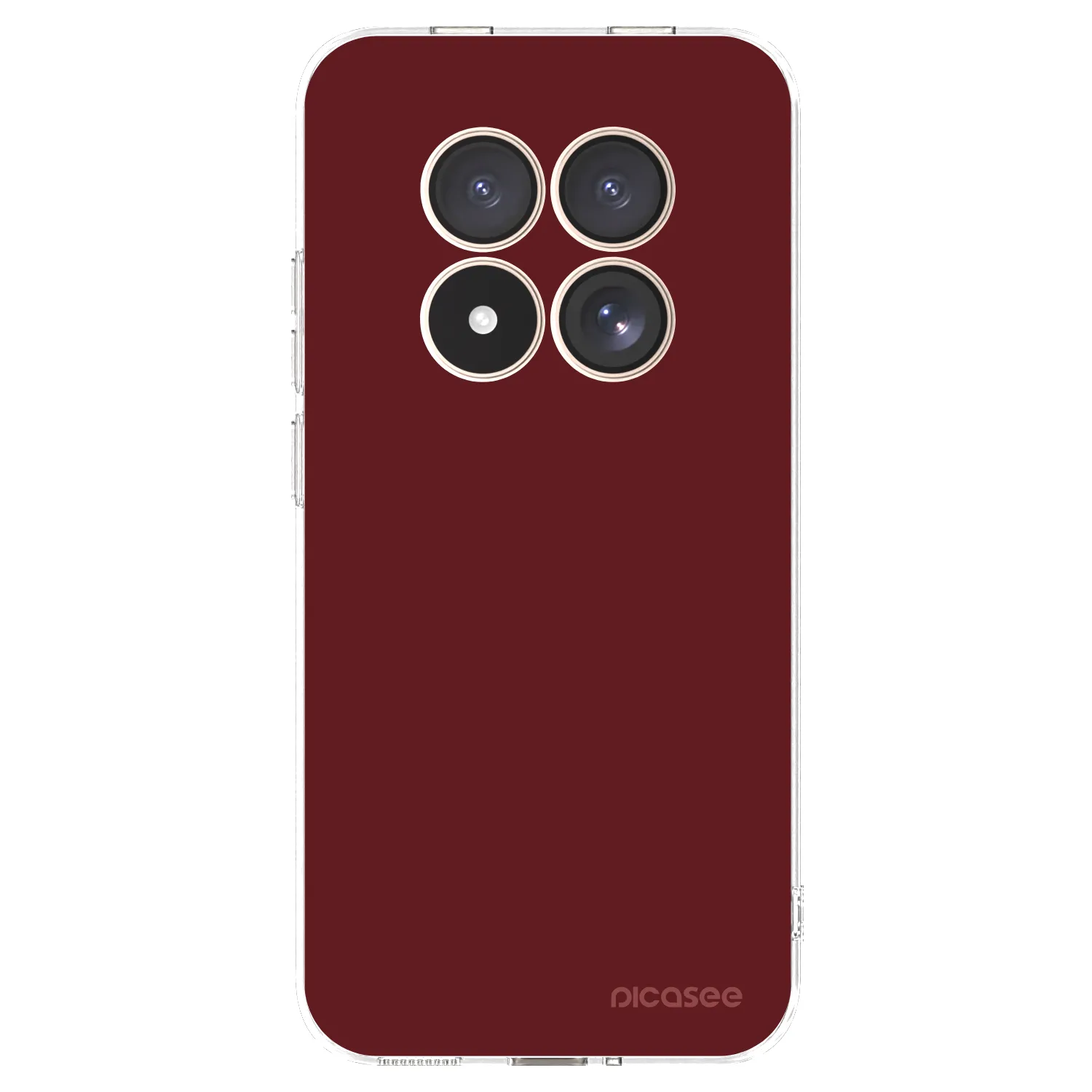 Picasee Xiaomi Redmi Note 15 Pro 4G Hülle - Transparentes Silikon - Red Bliss