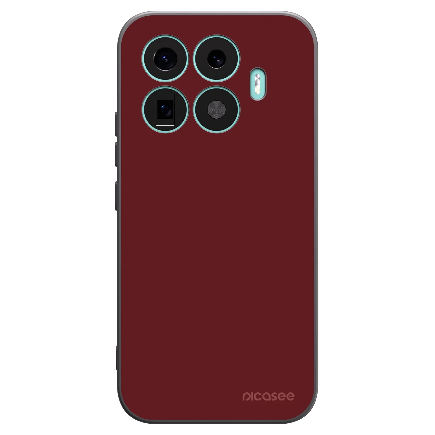Picasee Xiaomi 17T Hülle - Schwarzes Silikon - Red Bliss