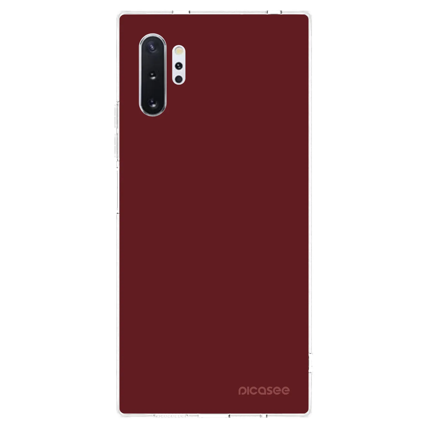 Picasee Samsung Galaxy Note 10+ N975F Hülle - Transparentes Silikon - Red Bliss
