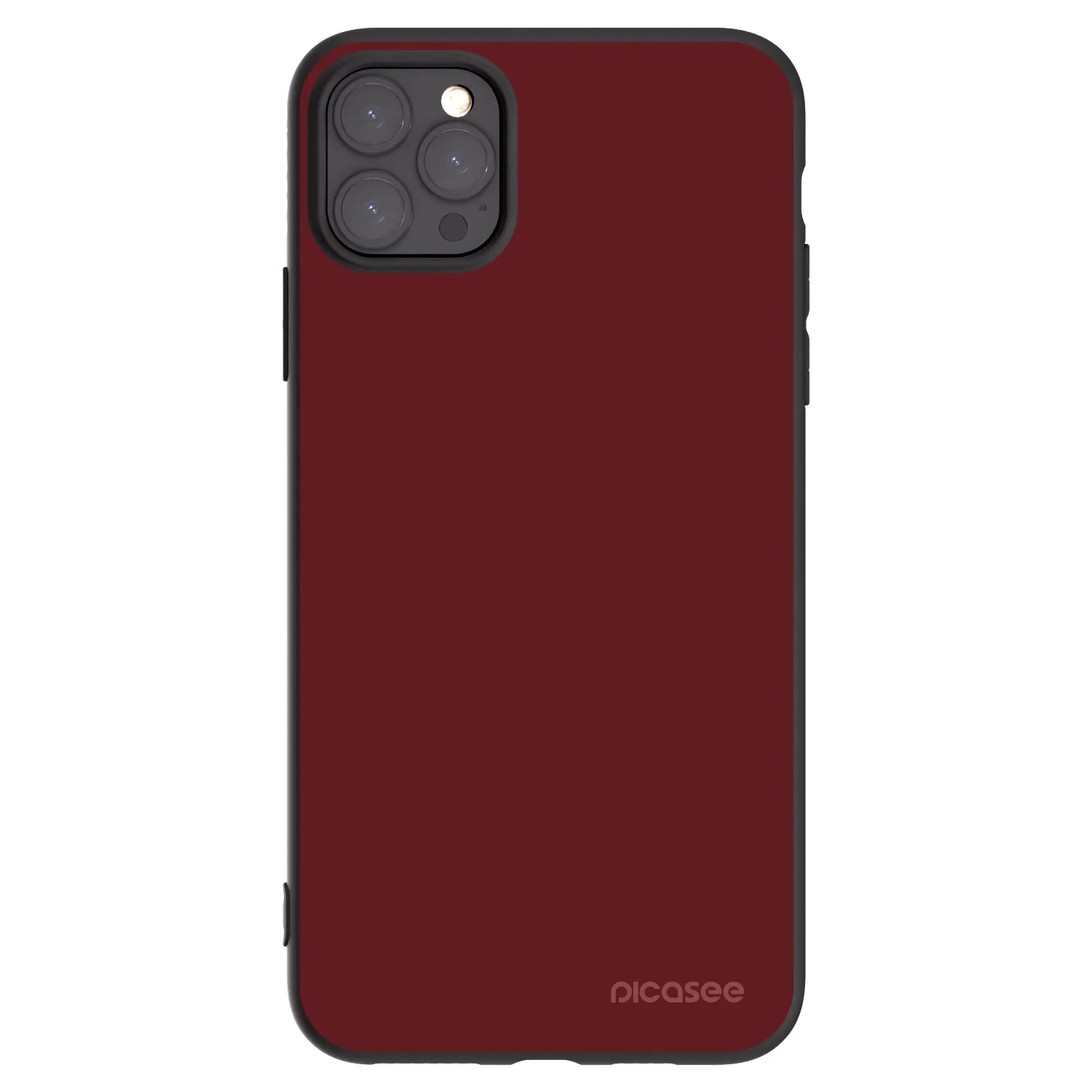 Picasee Apple iPhone 11 Pro Max Hülle - Schwarzes Silikon - Red Bliss