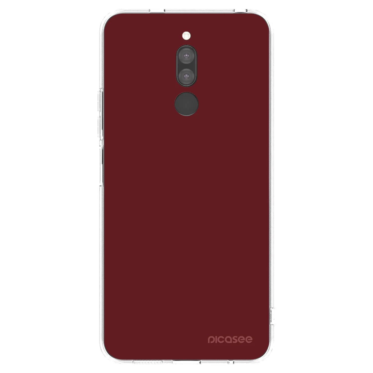 Picasee Xiaomi Redmi 8 Hülle - Transparentes Silikon - Red Bliss