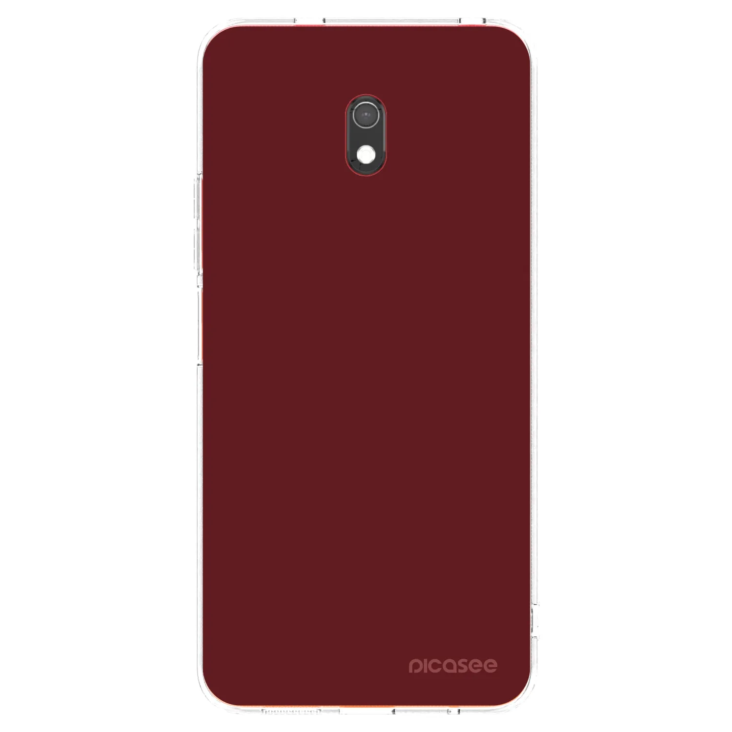 Picasee Xiaomi Redmi 8A Hülle - Transparentes Silikon - Red Bliss