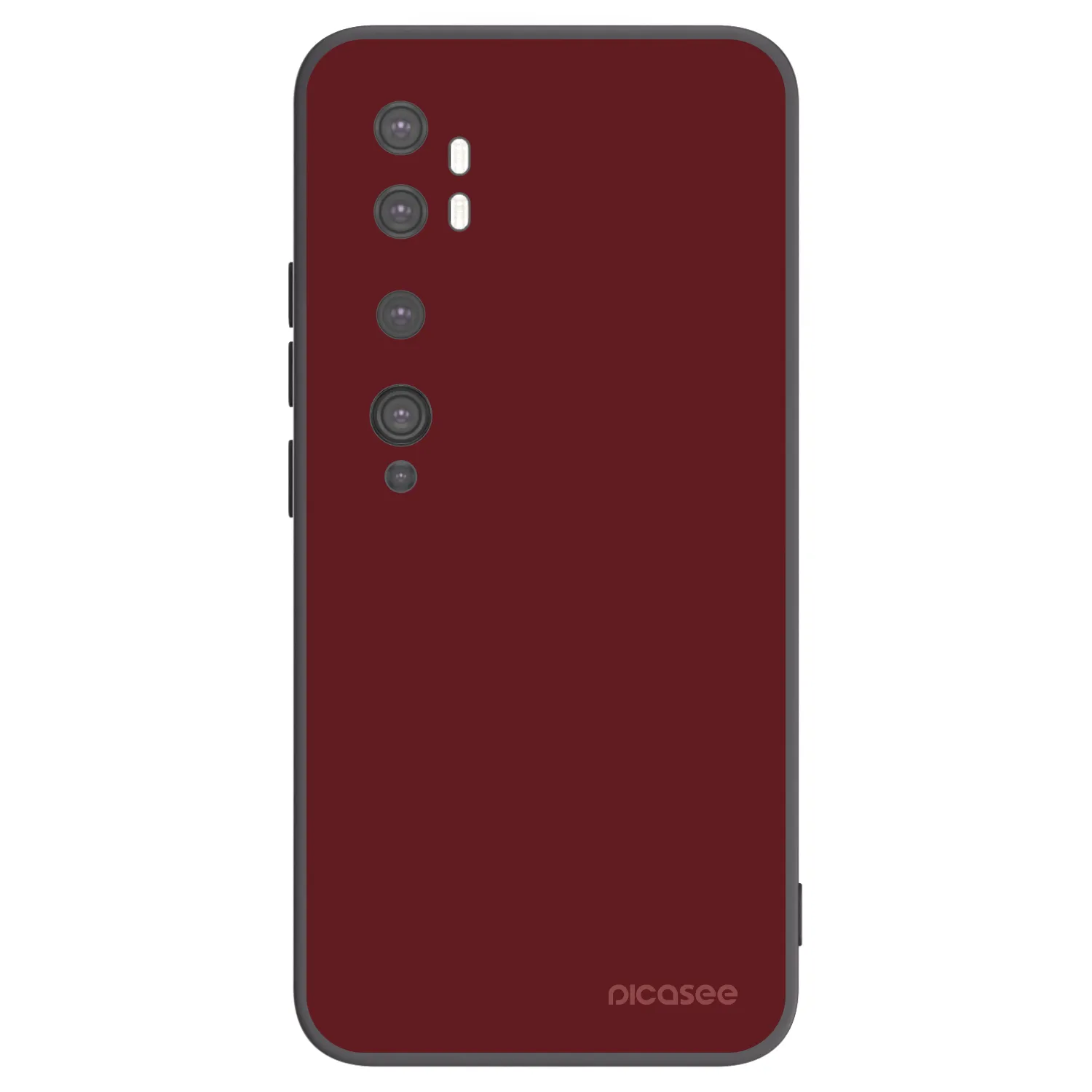 Picasee Xiaomi Mi Note 10 (Pro) Hülle - Schwarzes Silikon - Red Bliss