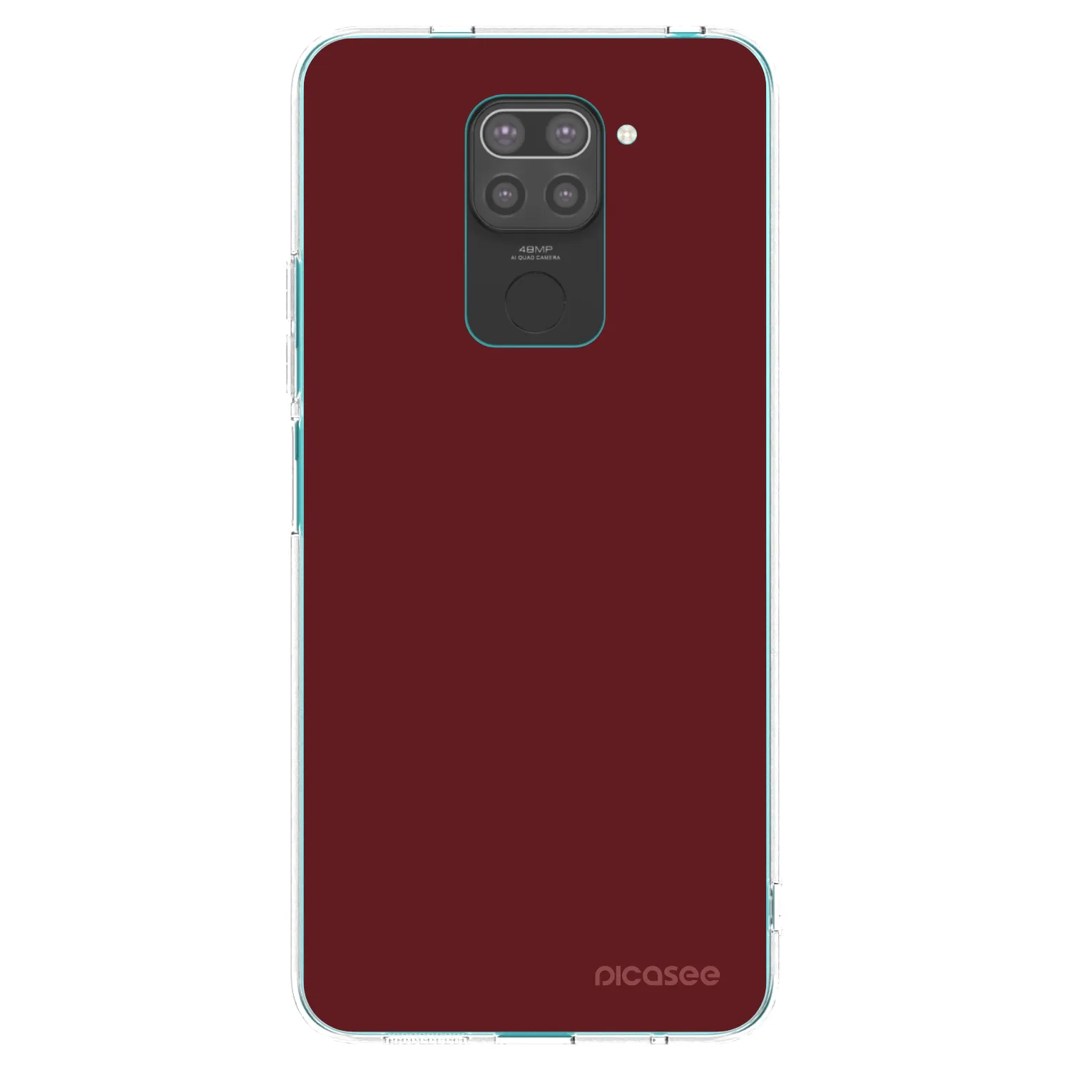Picasee Xiaomi Redmi Note 9 Hülle - Schwarzes Silikon - Red Bliss