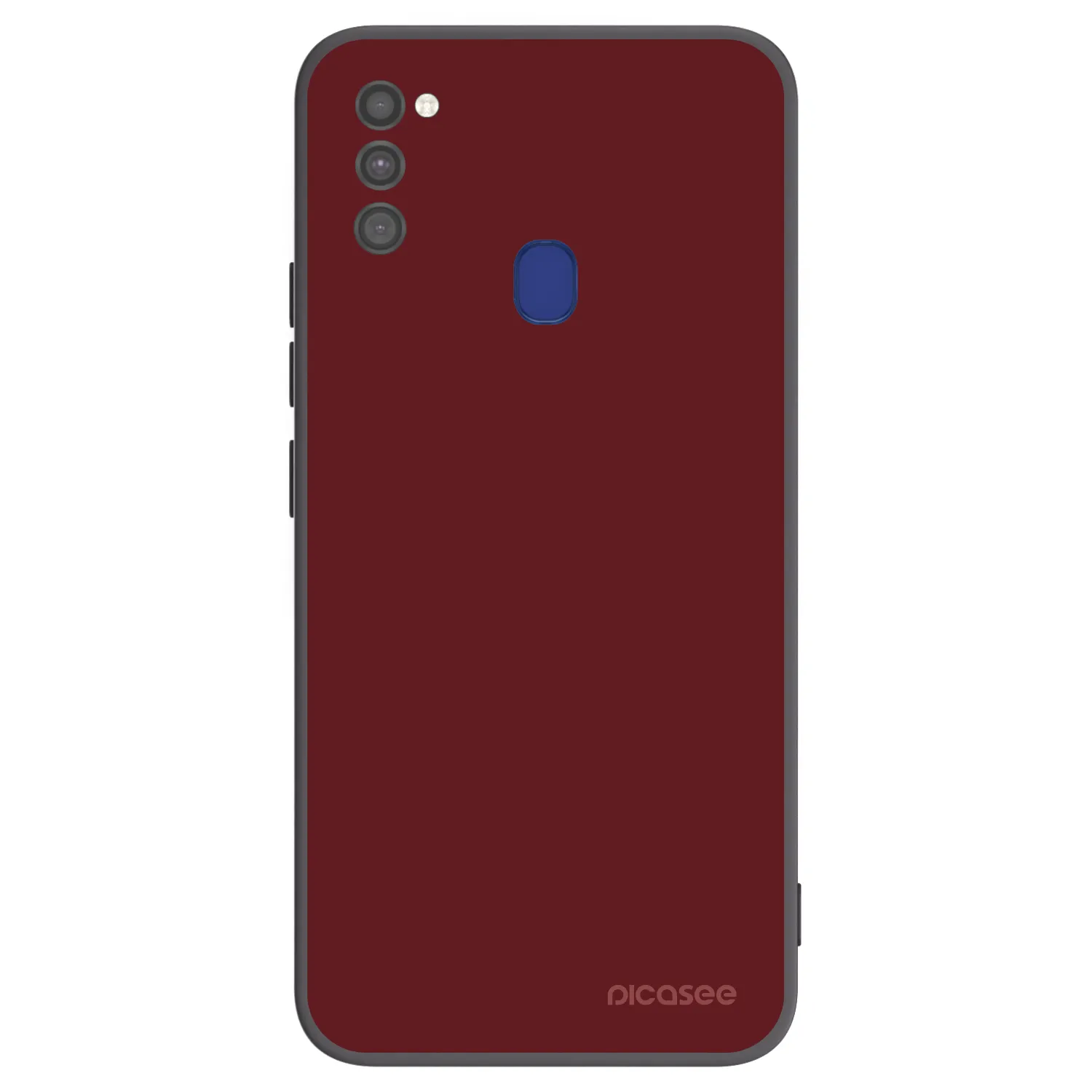 Picasee Samsung Galaxy M21 M215F Hülle - Schwarzes Silikon - Red Bliss