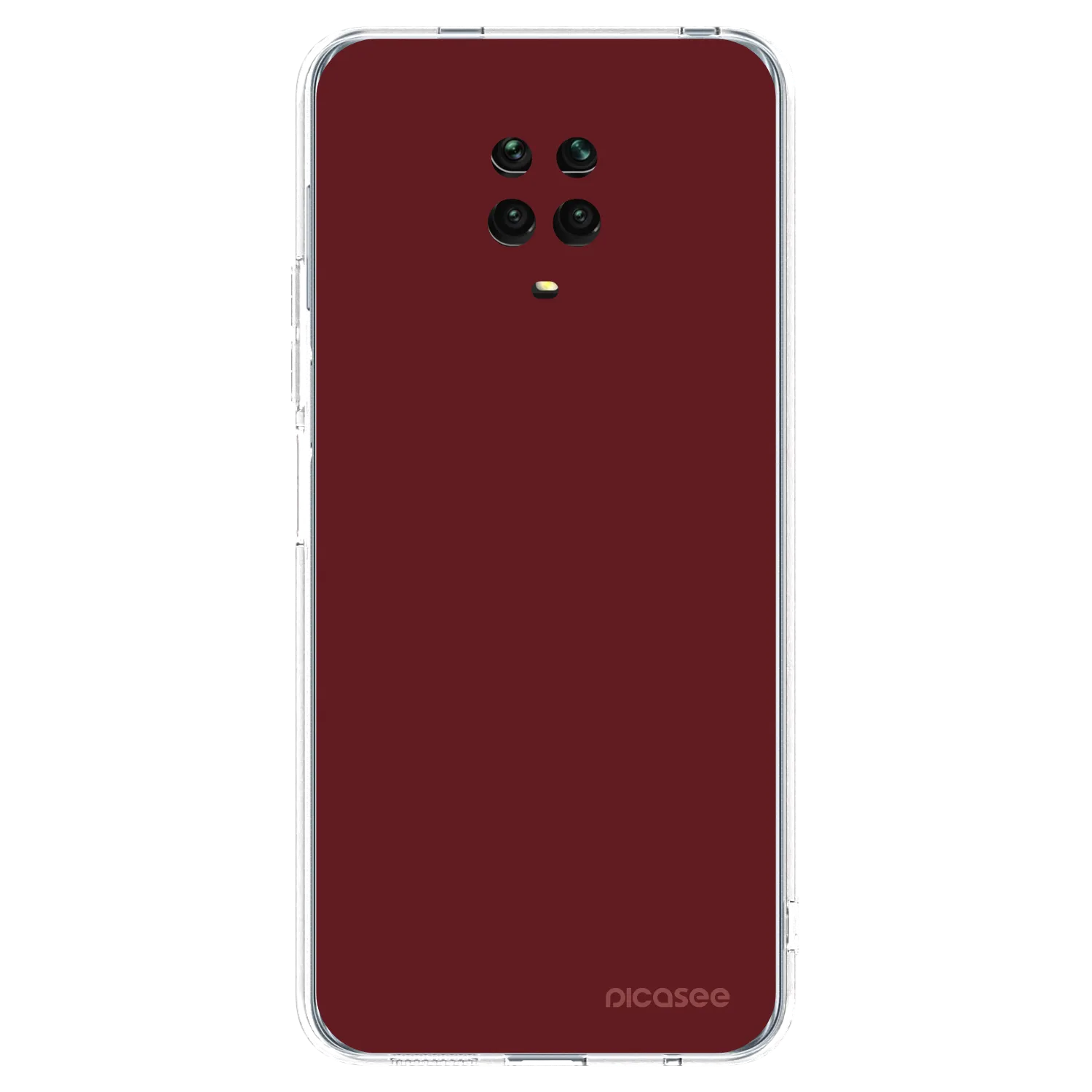 Picasee Xiaomi Redmi Note 9S Hülle - Transparentes Silikon - Red Bliss