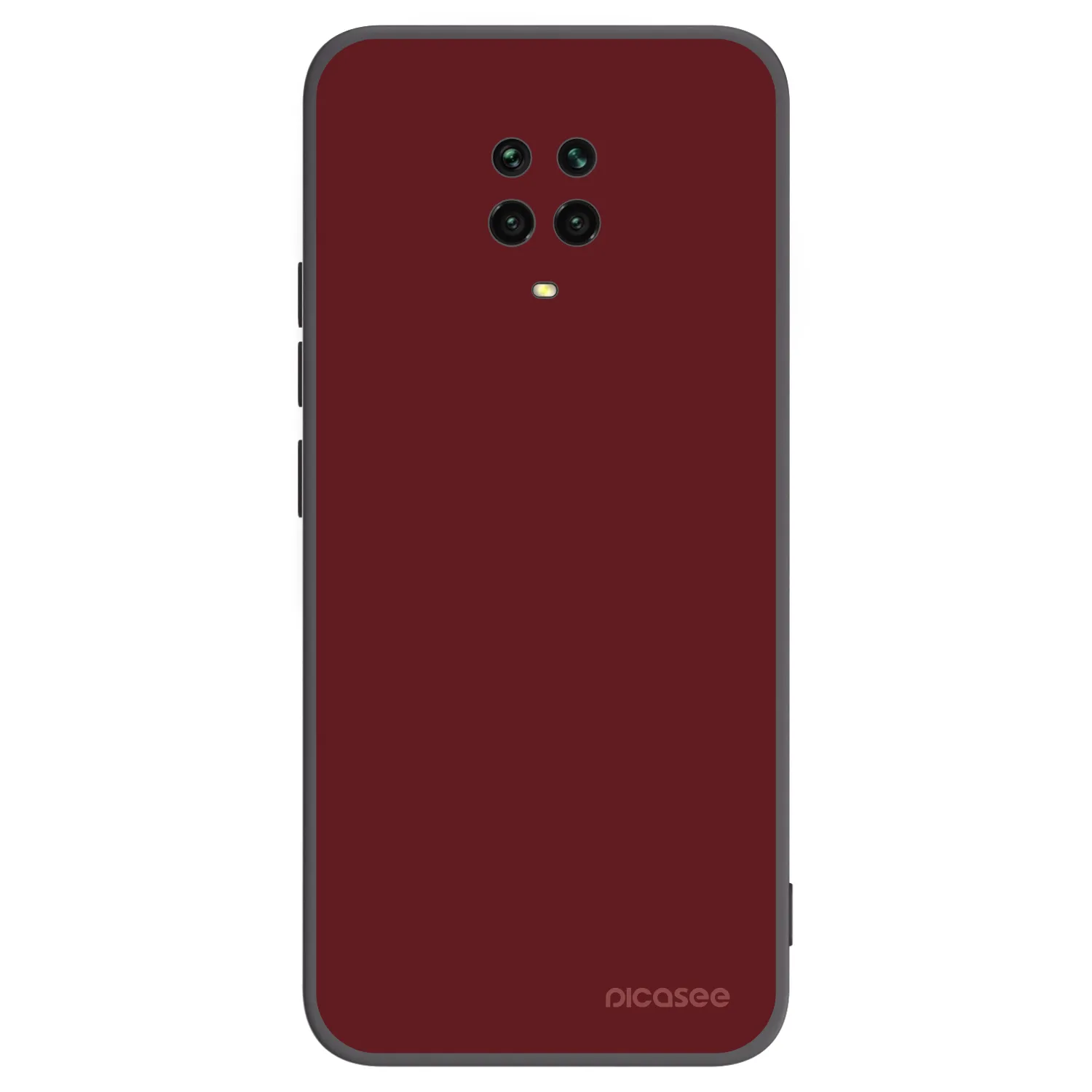 Picasee Xiaomi Redmi Note 9S Hülle - Schwarzes Silikon - Red Bliss