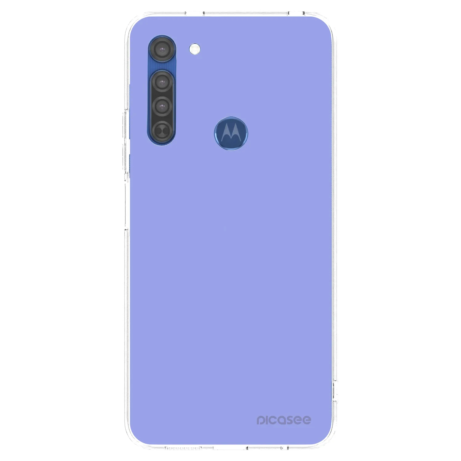 Picasee Motorola Moto G8 Hülle - Transparentes Silikon - Sky Whisper