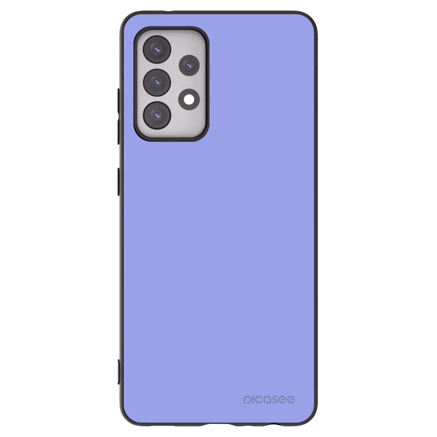Picasee Samsung Galaxy A52s 5G A528B Hülle - Schwarzes Silikon - Sky Whisper