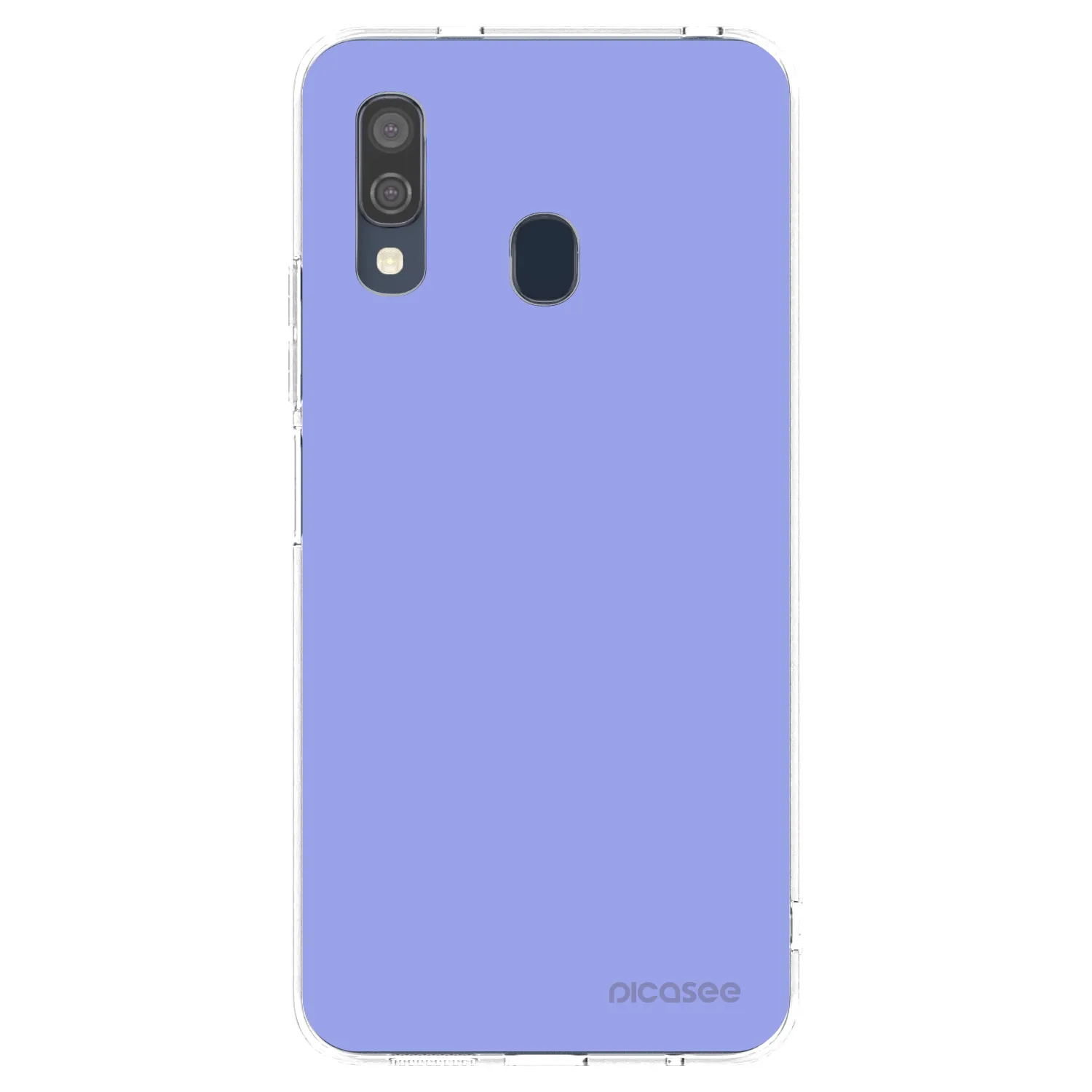 Picasee Samsung Galaxy A40 A405F Hülle - Transparentes Silikon - Sky Whisper