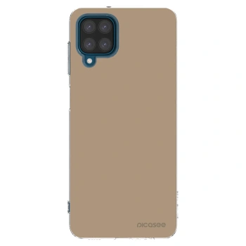 Picasee Samsung Galaxy A12 A125F Hülle - Transparentes Silikon - Soft Sand
