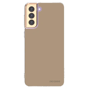 Picasee Samsung Galaxy S21+ 5G G996F Hülle - Transparentes Silikon - Soft Sand