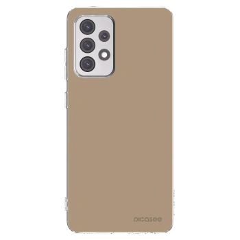 Picasee Samsung Galaxy A52 5G A525F Hülle - Transparentes Silikon - Soft Sand