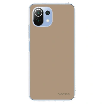Picasee Xiaomi Mi 11 Lite Hülle - Transparentes Silikon - Soft Sand