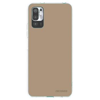 Picasee Xiaomi Redmi Note 10 5G Hülle - Transparentes Silikon - Soft Sand