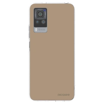 Picasee Vivo X60 Pro 5G Hülle - Transparentes Silikon - Soft Sand