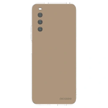 Picasee Sony Xperia 10 IV 5G Hülle - Transparentes Silikon - Soft Sand