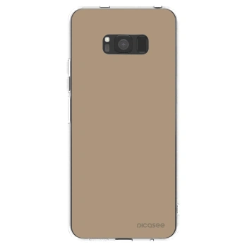 Picasee Samsung Galaxy S8 G950F Hülle - Transparentes Silikon - Soft Sand
