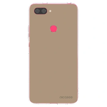 Picasee Xiaomi Mi 8 Lite Hülle - Transparentes Silikon - Soft Sand