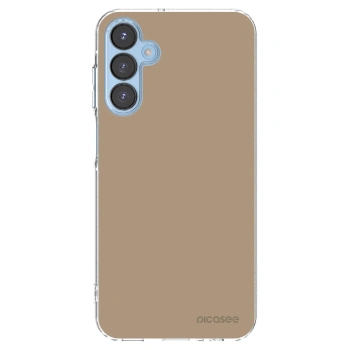 Picasee Samsung Galaxy A15 A156B 5G Hülle - Transparentes Silikon - Soft Sand