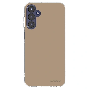 Picasee Samsung Galaxy A15 A155F 4G Hülle - Transparentes Silikon - Soft Sand