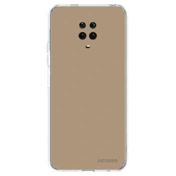 Picasee Xiaomi Redmi Note 9S Hülle - Transparentes Silikon - Soft Sand