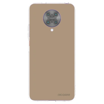 Picasee Xiaomi Poco F2 Pro Hülle - Transparentes Silikon - Soft Sand