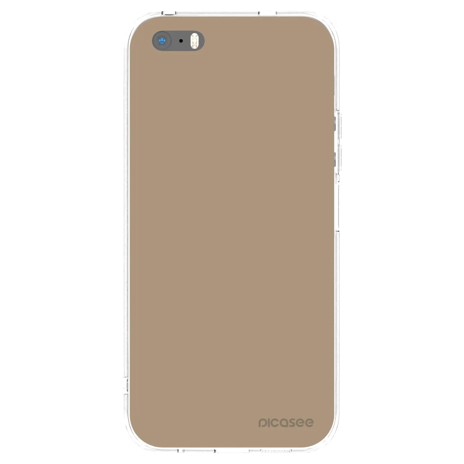 Picasee Apple iPhone 6 Plus/6S Plus Hülle - Transparentes Silikon - Soft Sand